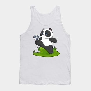 Panda Soccer player Soccer Tank Top